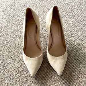 Sergio Rossi pale nude high heels